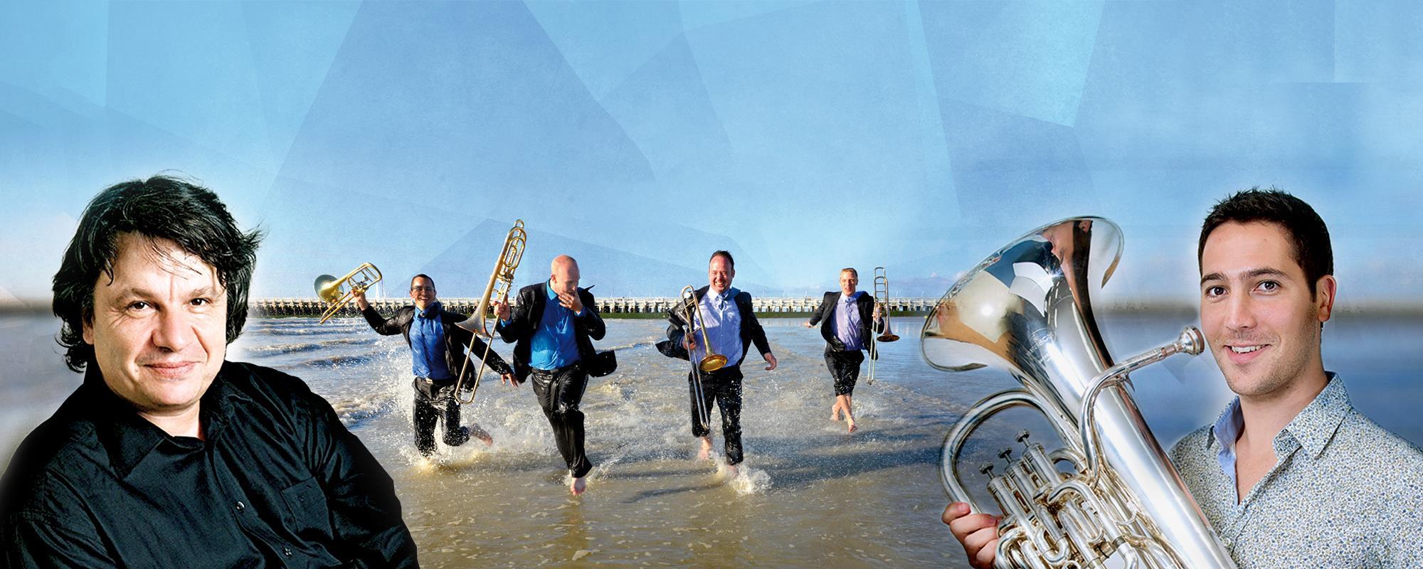 make_it_slide_2 - Make it slide:  Ensemble & Schlagzeug sowie die Solisten Michel Becquet (Posaune) & Bastien Baumet (Euphonium).