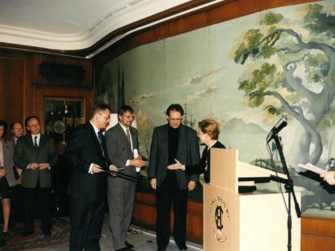 1996 Auszeichnung des Klenge Maarnicher Festivals