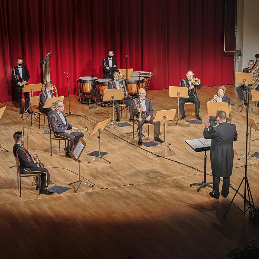 unbenannte - Blechbläser- und Perkussionsensemble  des Harmonieorchesters der Großherzoglichen Militärmusik